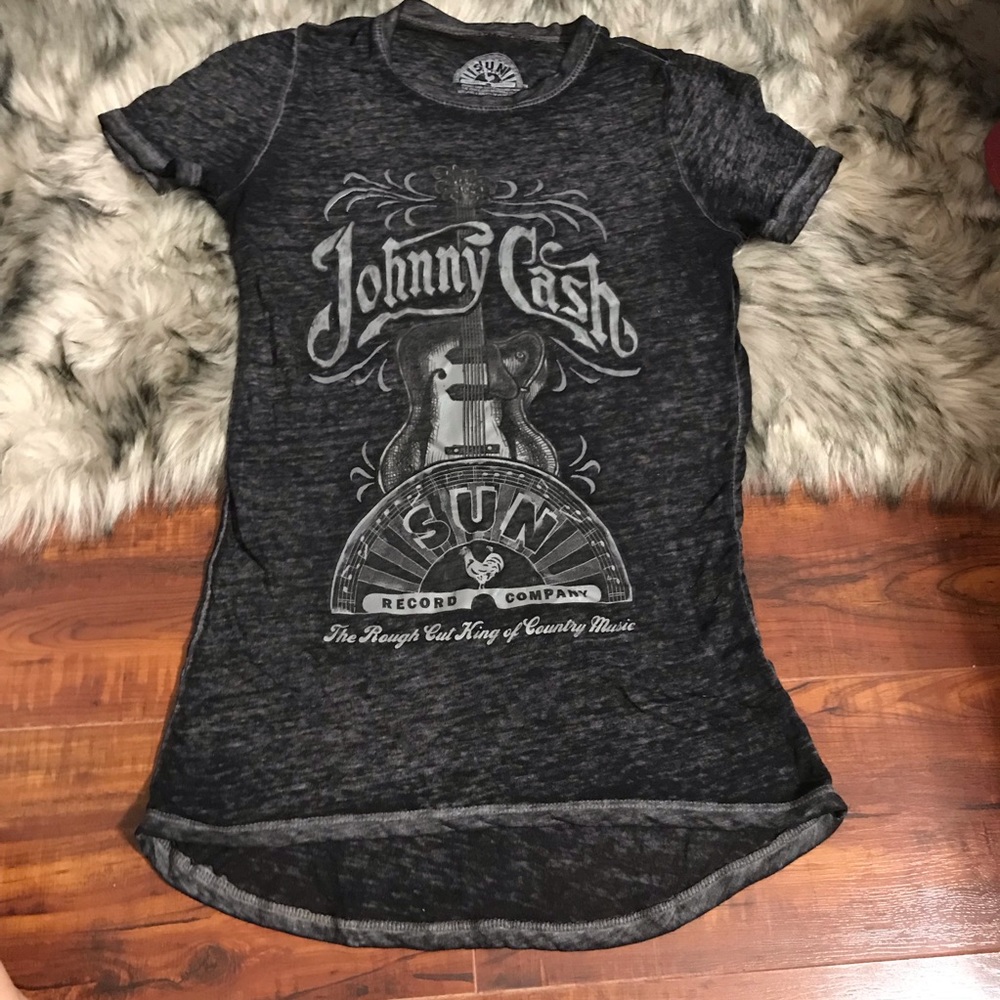 Johnny Cash Sheer Top XS